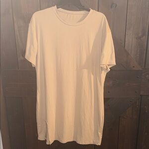 Women’s Cream T-Shirt Dress